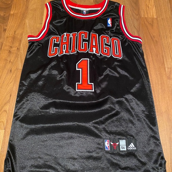 derrick rose bulls jersey stitched